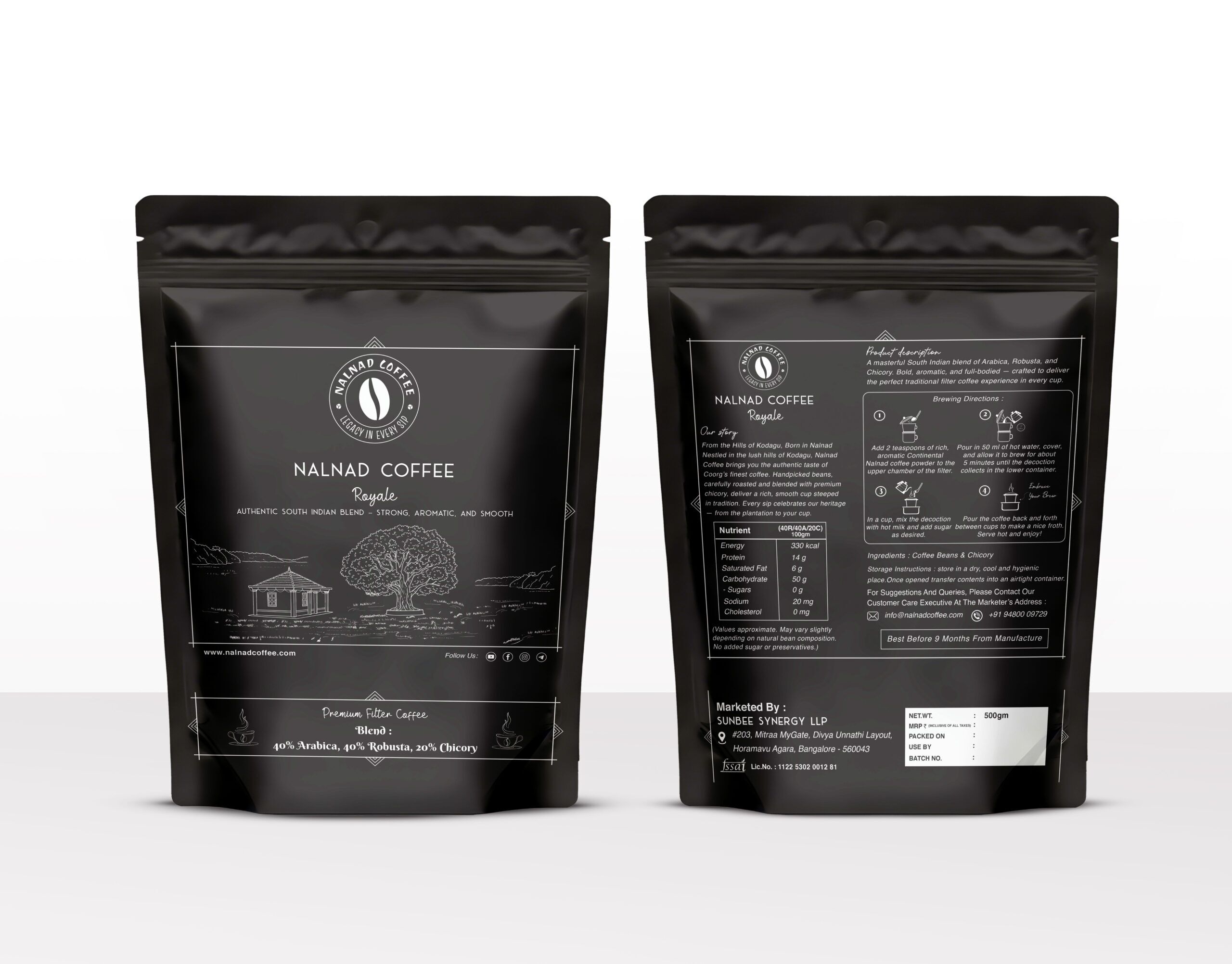 Nalnad Royale – Arabica Robusta Filter Coffee Powder from Kodagu | Nalnad Coffee - Image 2