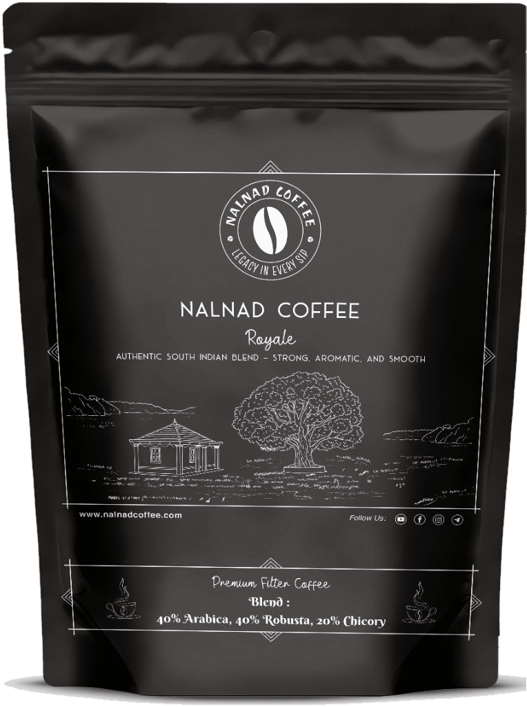 Nalnad Royale – Arabica Robusta Filter Coffee Powder from Kodagu | Nalnad Coffee